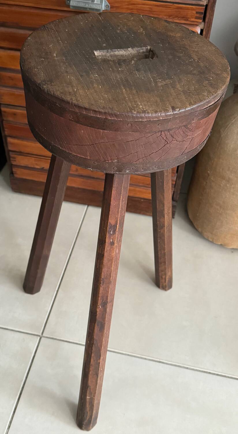 Old brutalist stool