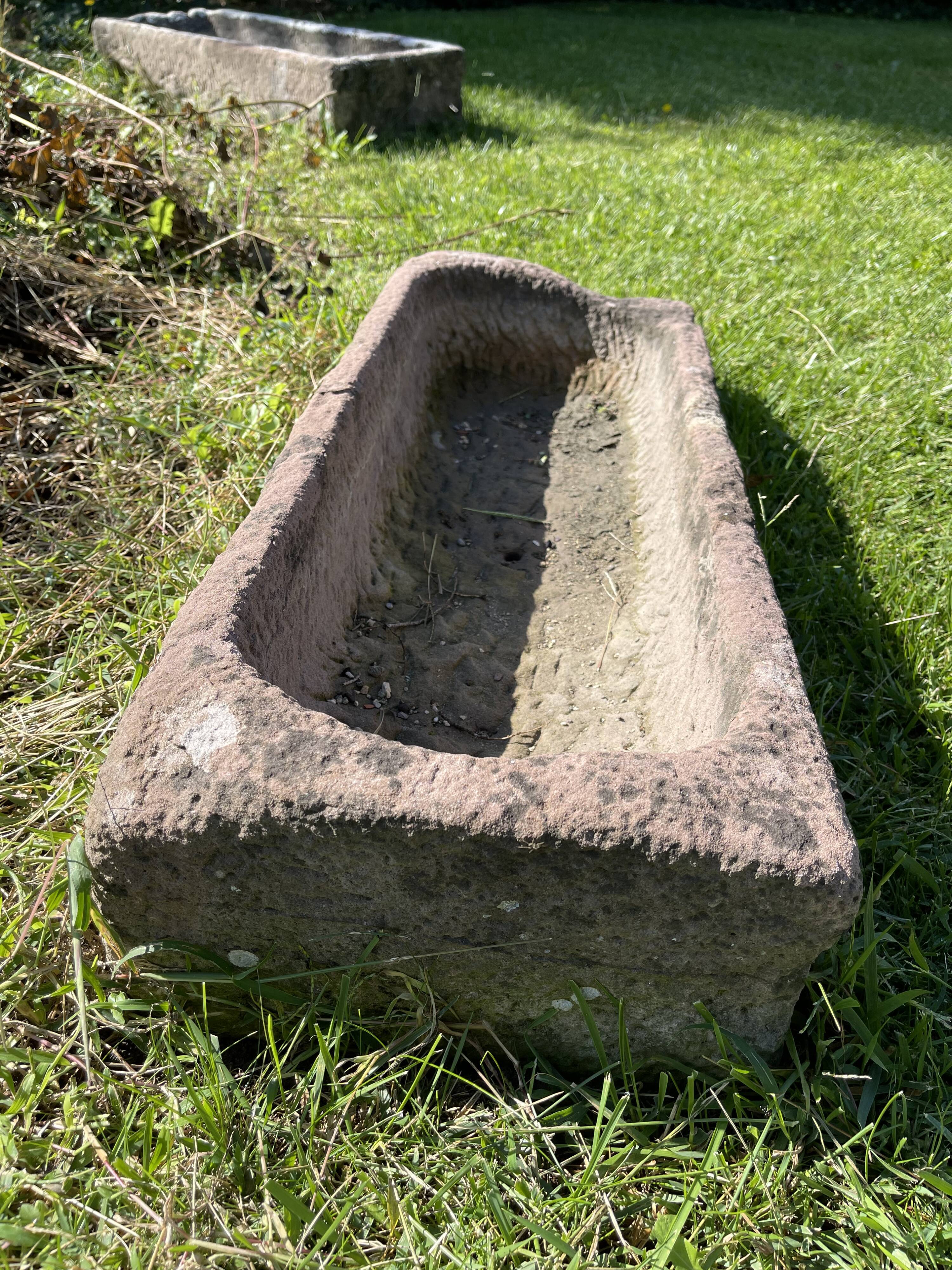 Trough in sandstone of the Vosges