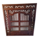 Balinese mirror with shutters Indonesia 120X130cm