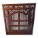 Balinese mirror with shutters Indonesia 120X130cm