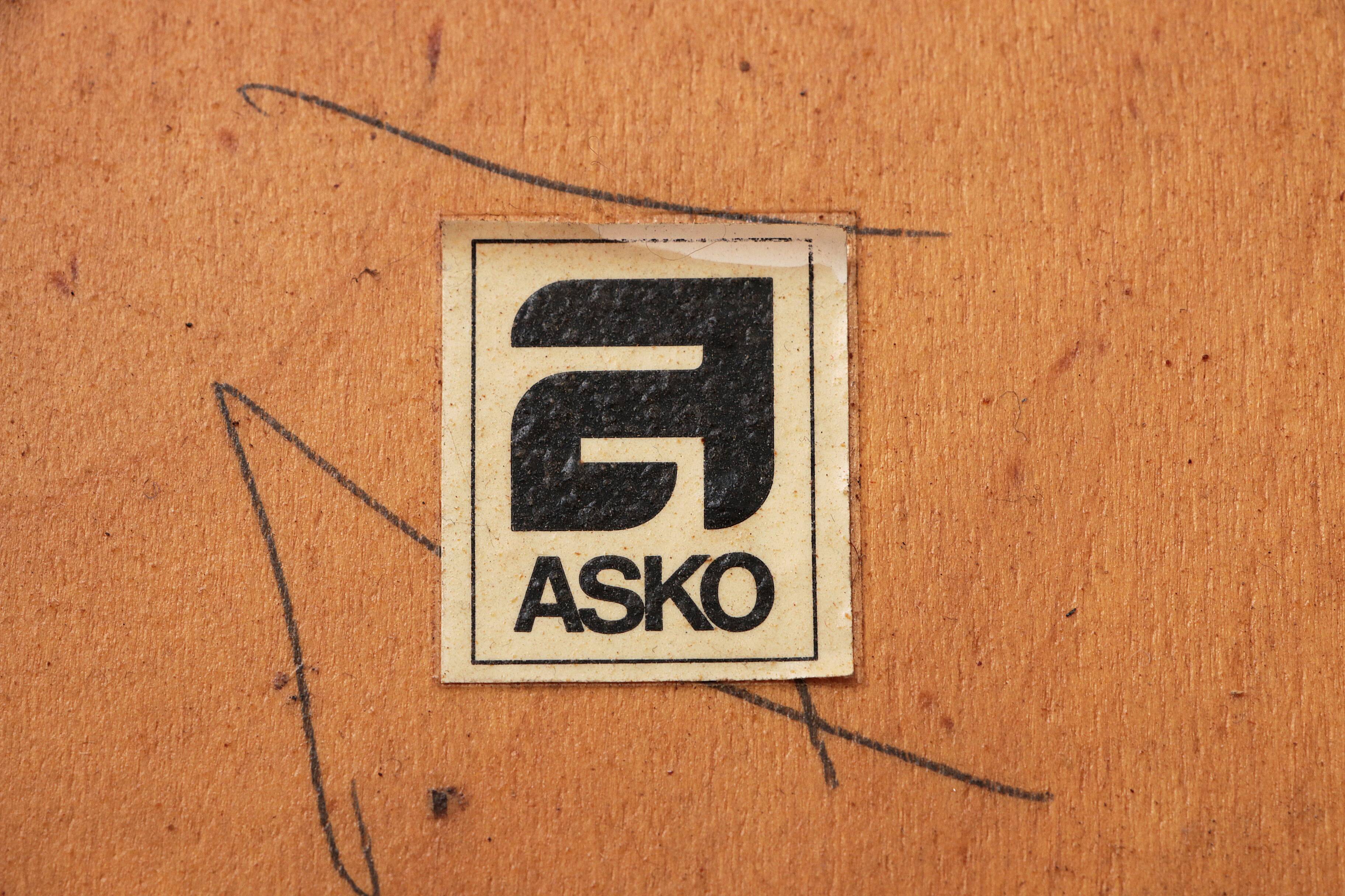 4 Dining room chairs made by Asko, 1960 Finland