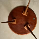 Table basse ronde vintage