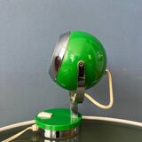Vintage green space age eyeball table lamp