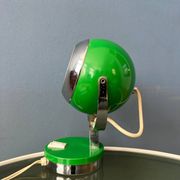 Vintage green space age eyeball table lamp