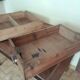 Bureau bois massif style Louis Philippe