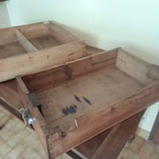 Solid wood desk in Louis Philippe style