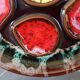 Vintage oyster plate in majolica ceramic, Vallauris style