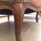 Louis VX style leather armchairs