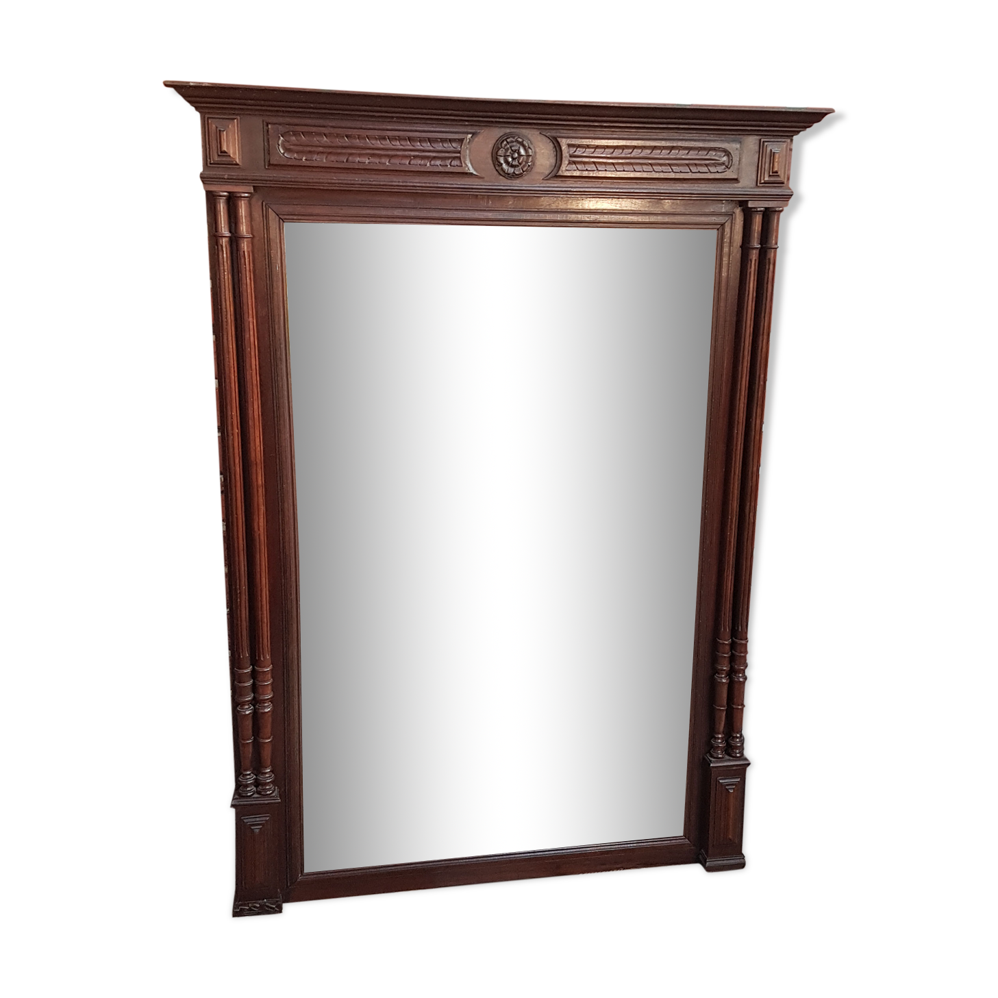 Wooden mirror