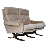 1970s, Scandinavian 2 seater sofa, original very good condition, leather.