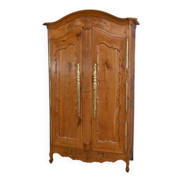 Armoire Nantaise en Merisier, style Louis XV – 1ère partie XIXe