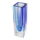 Sommerso Murano blue vase 1960