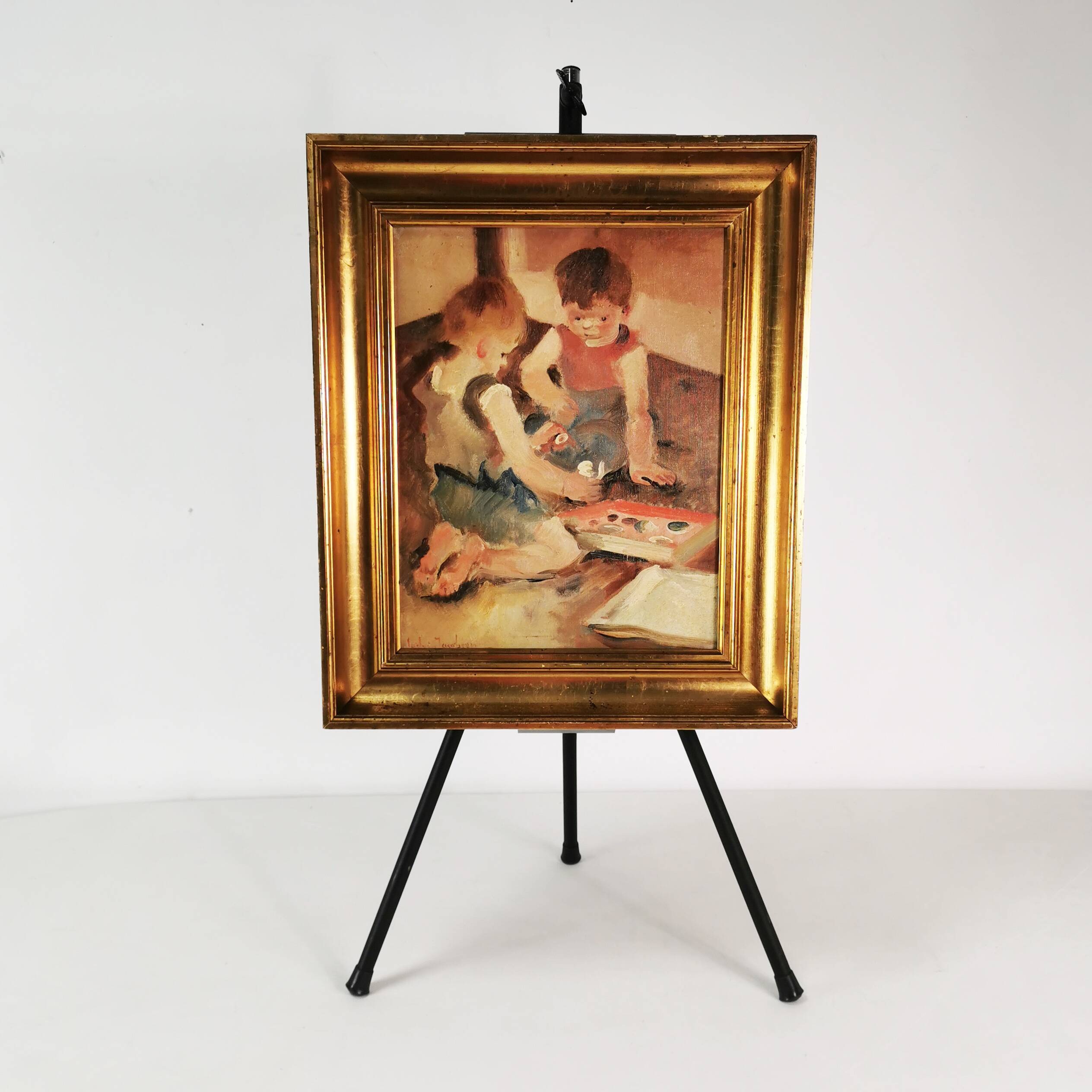 Obraz olejny, Carl Gustav Ludvig Jacobsen, Dania, (1890-1957)