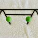 apple green coat rack. E