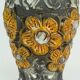Mid century vase carstens model 7161-30 flower relief decor