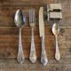 51-piece silver-plated cutlery set, vintage