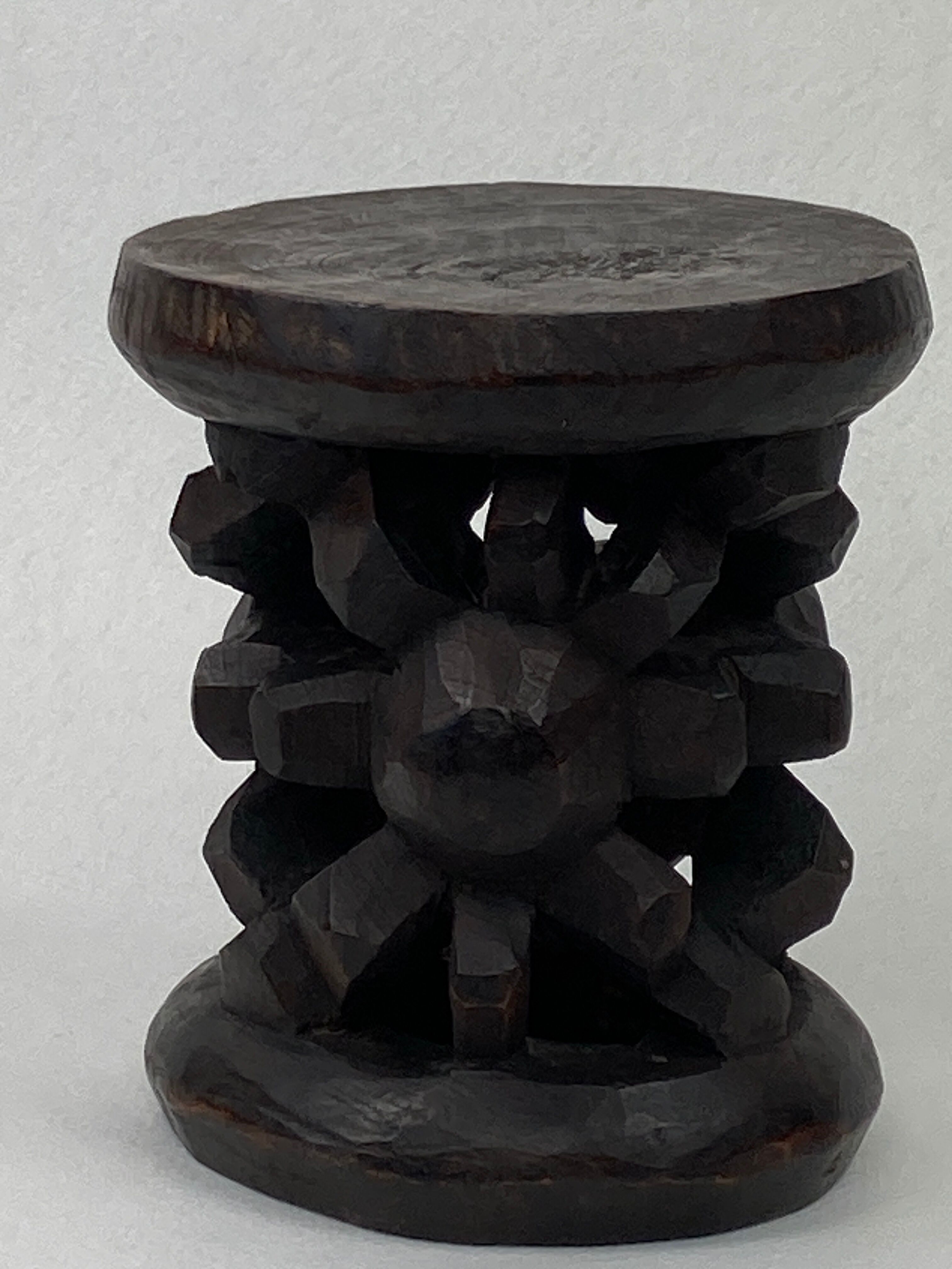 Tabouret bas africain « Bamiléké », Cameroun, années 1950