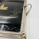 Plateau Art Déco en fixé sous verre et nacre