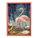 Tapisserie flamant rose vintage