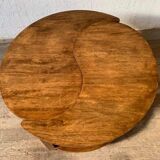 Table basse vintage en bois massif