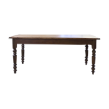 Turned legs farm table