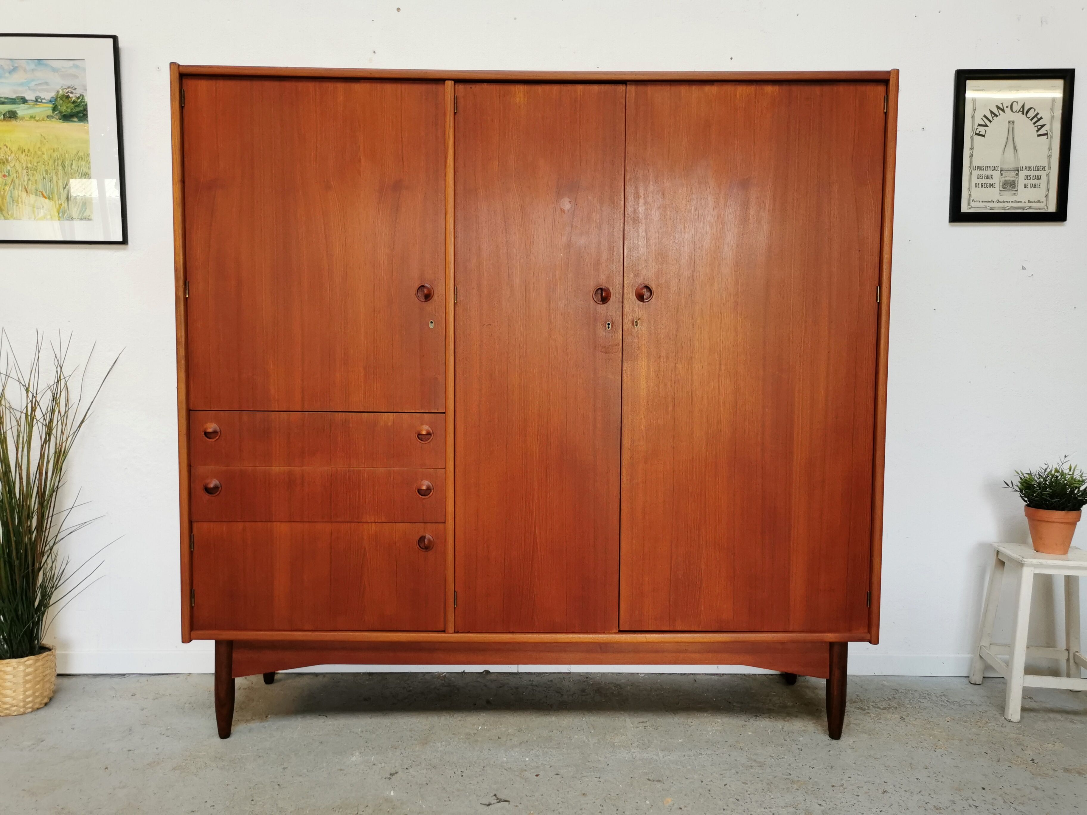 Teak cabinet design Tricoire & Vecchione