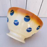 Vintage moon earthenware bowl
