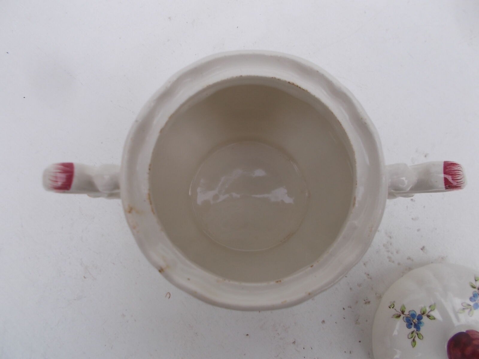 Sugar bowl Sarreguemines