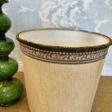 Green ceramic sun lamp/table, Kaiser Leuchten, Germany, 1960s elegance.