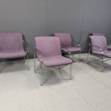 Danish arm chairs by Alfred Hofmann for Gispen/Labofa - 1970s - set of 5
