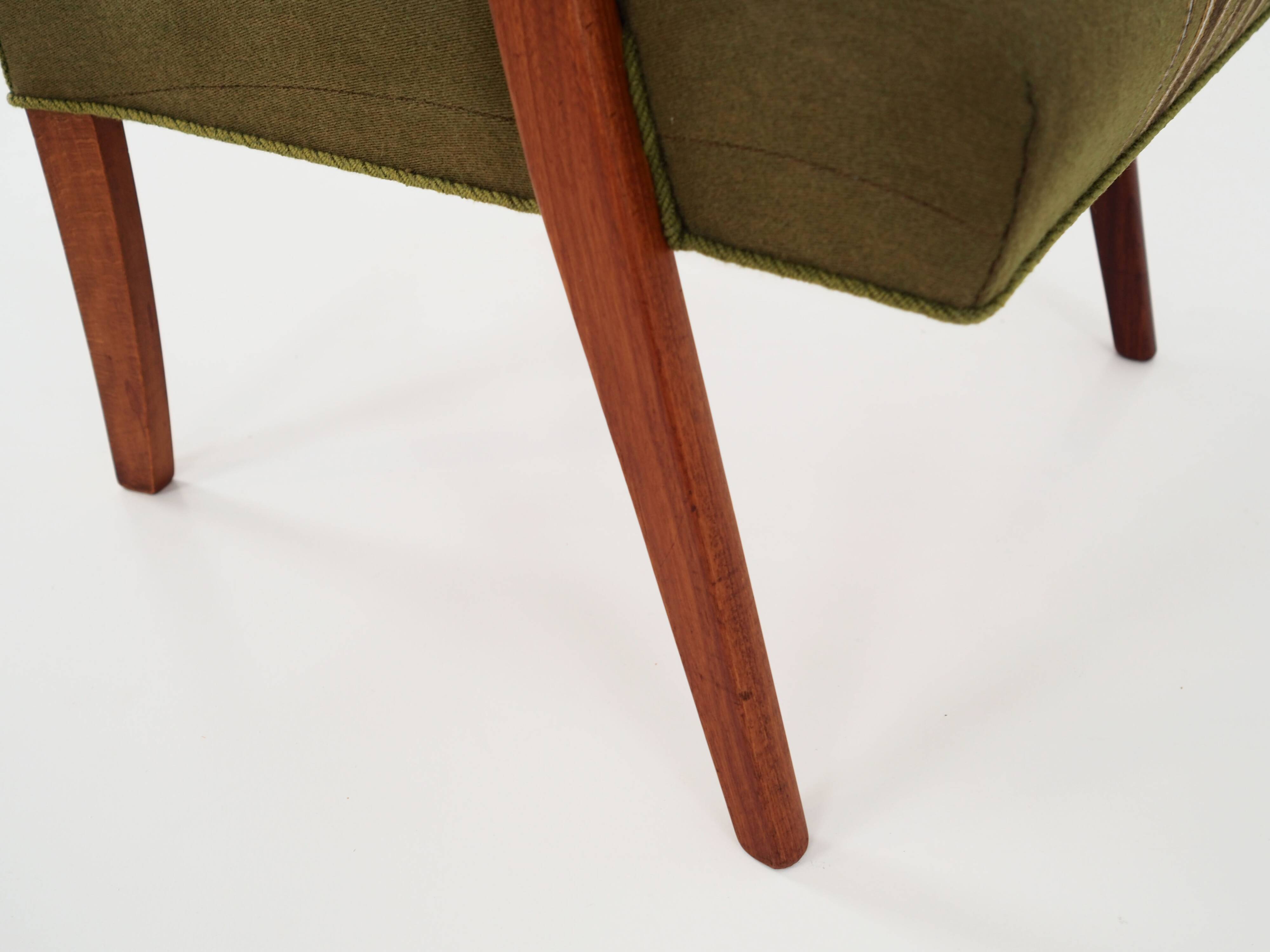 Teak armchair, 1960s, Danish design, manufacture: Denmark
