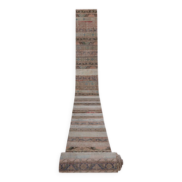 Tapis de couloir turc vintage