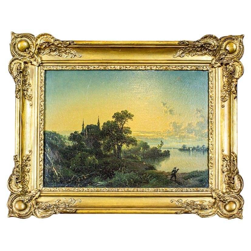 Natural Landscape, 19th Century, Oil on Hardboard