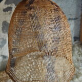 Braided raffia lampshade - Vintage authentic 70s