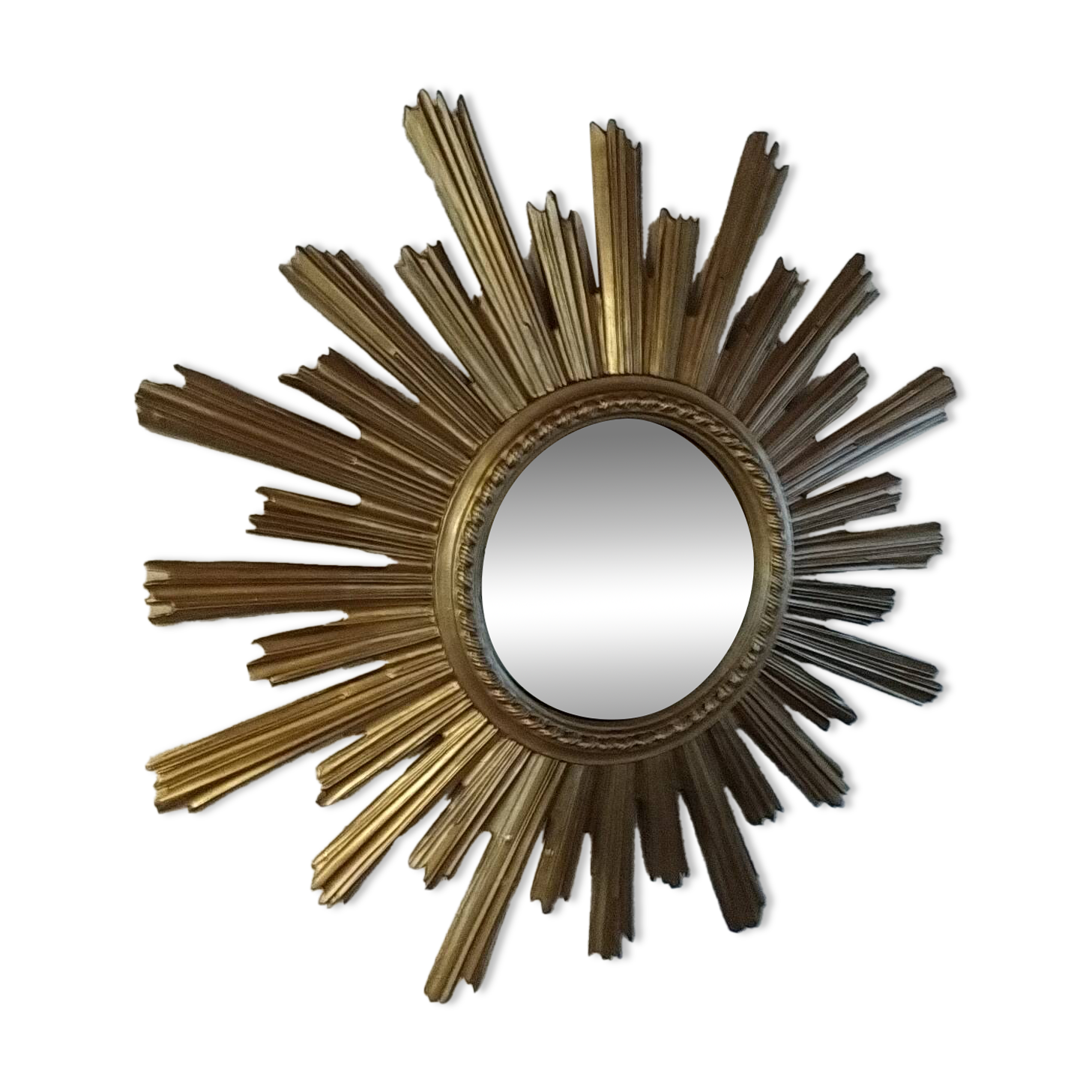 Sun mirror from the 50s/60s. Witch's Eye. 60 cm.