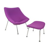 Fauteuil & ottoman Oyster par Pierre Paulin pour Artifort, années 1980