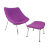 Oyster Chair and Ottoman by Pierre Paulin for Artifort, 1980s