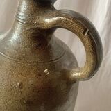 Old glazed stoneware jar - height: 50 cm