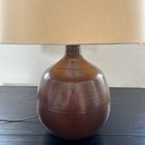 Large 70's sandstone lamp