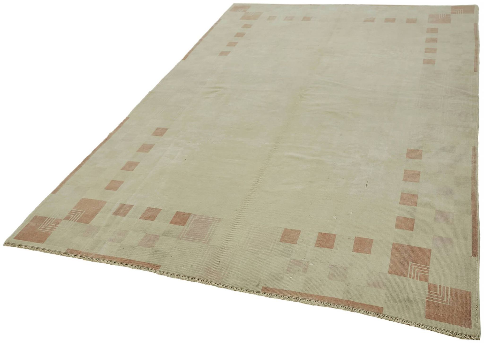 Tapis vintage anatolien turc 201 cm x 293 cm