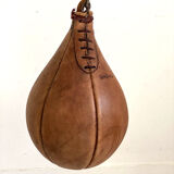 Antique boxing speed pear in leather