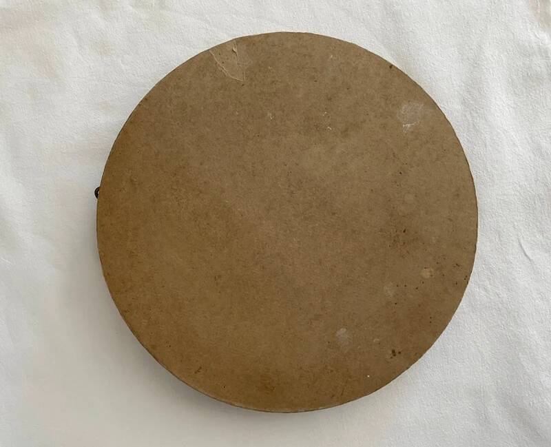 "Sun" mirror in ceramic by André Bodin, 1970s