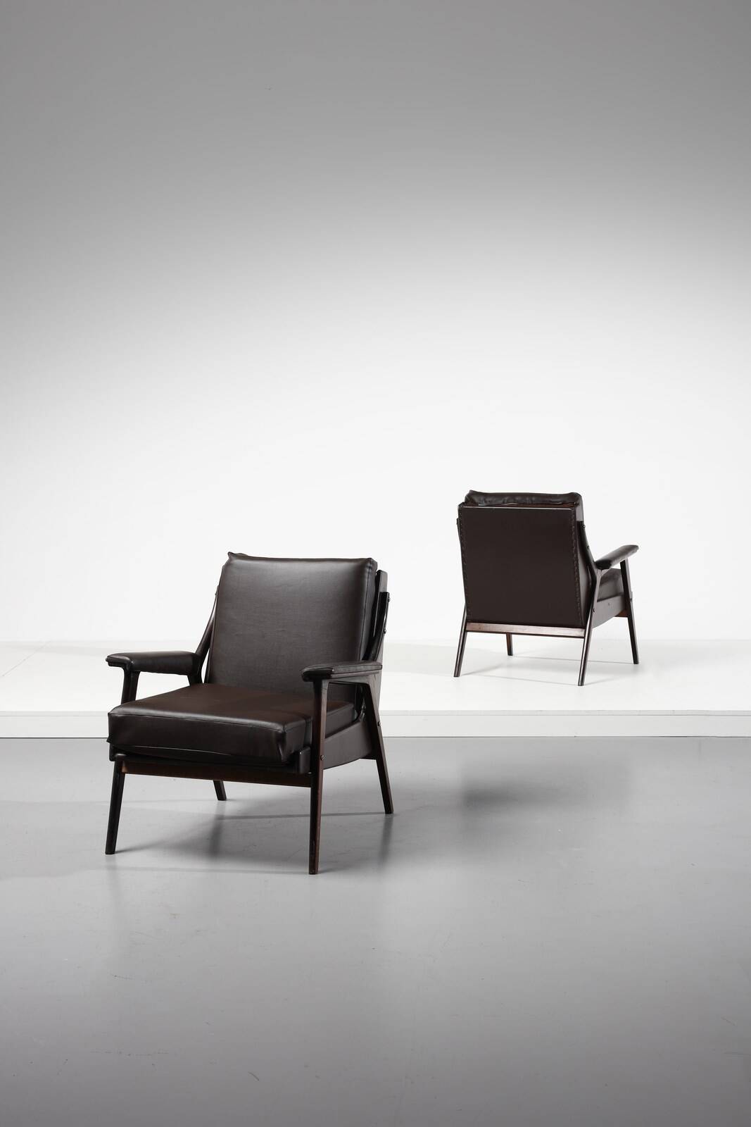 Pair of Italian armchairs, 1960s