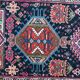 Tapis ancien persan couloir fait main 100x375 cm