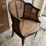 Caned office chair, mid-18th century