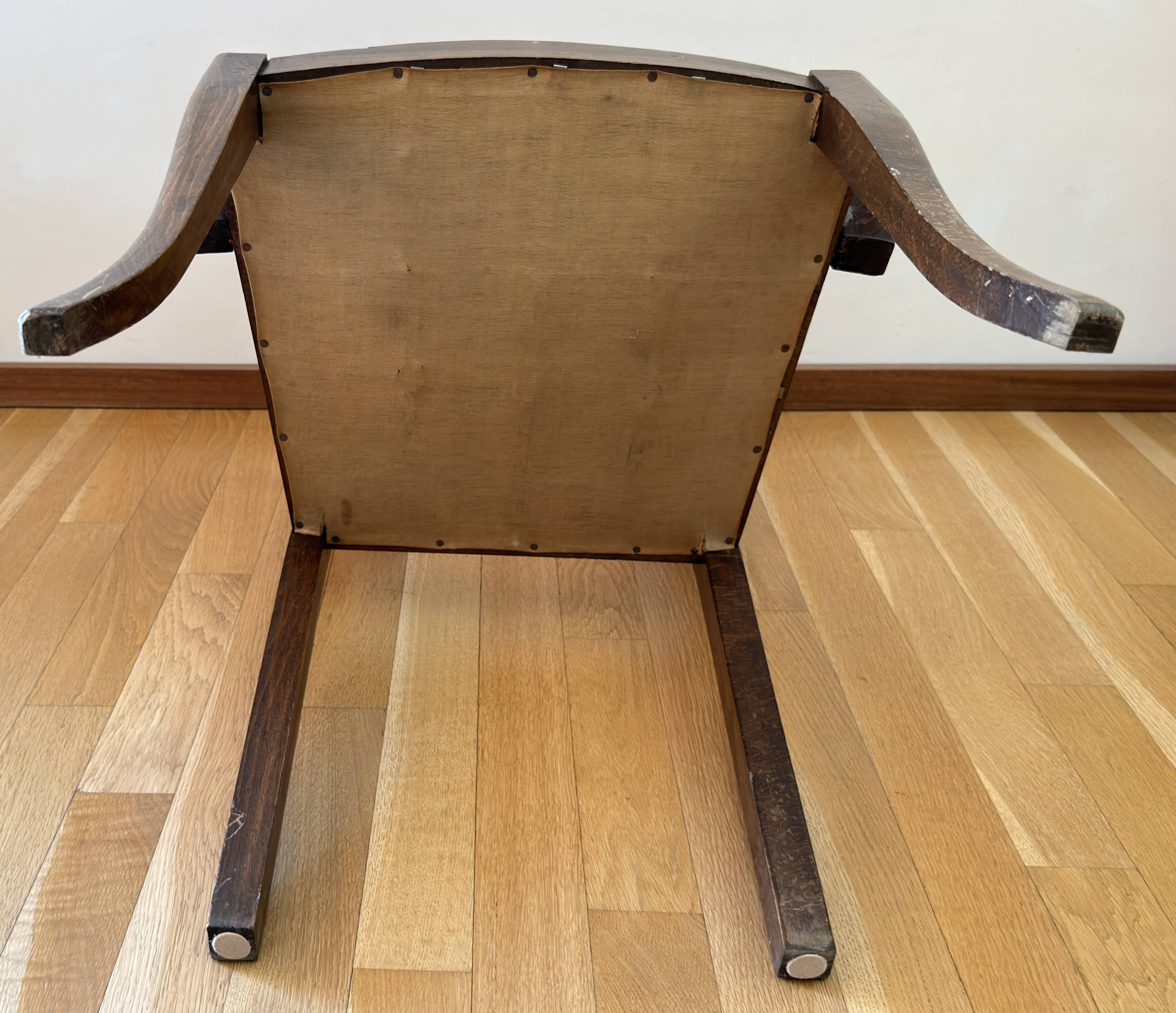 Vintage bridge armchair - 1950s - Good original condition
