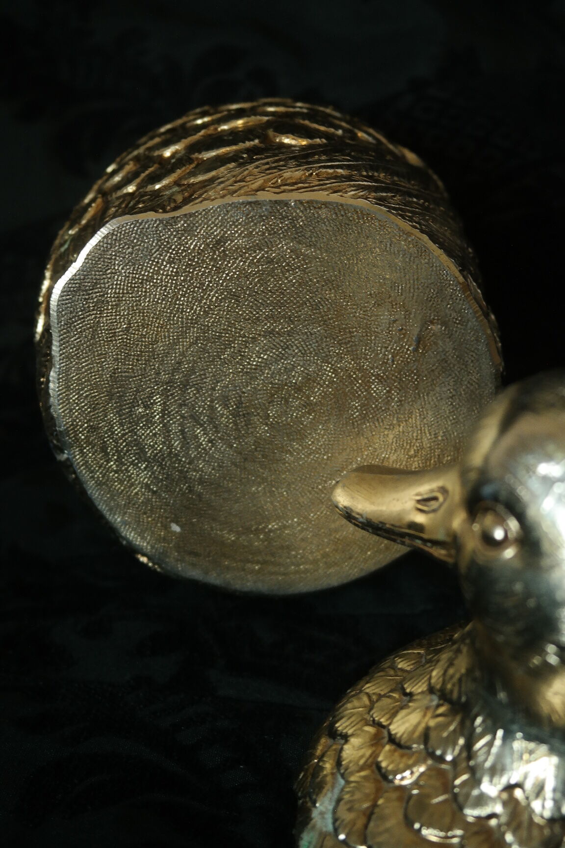 Vintage brass duck ice bucket Italy Mauro Manetti