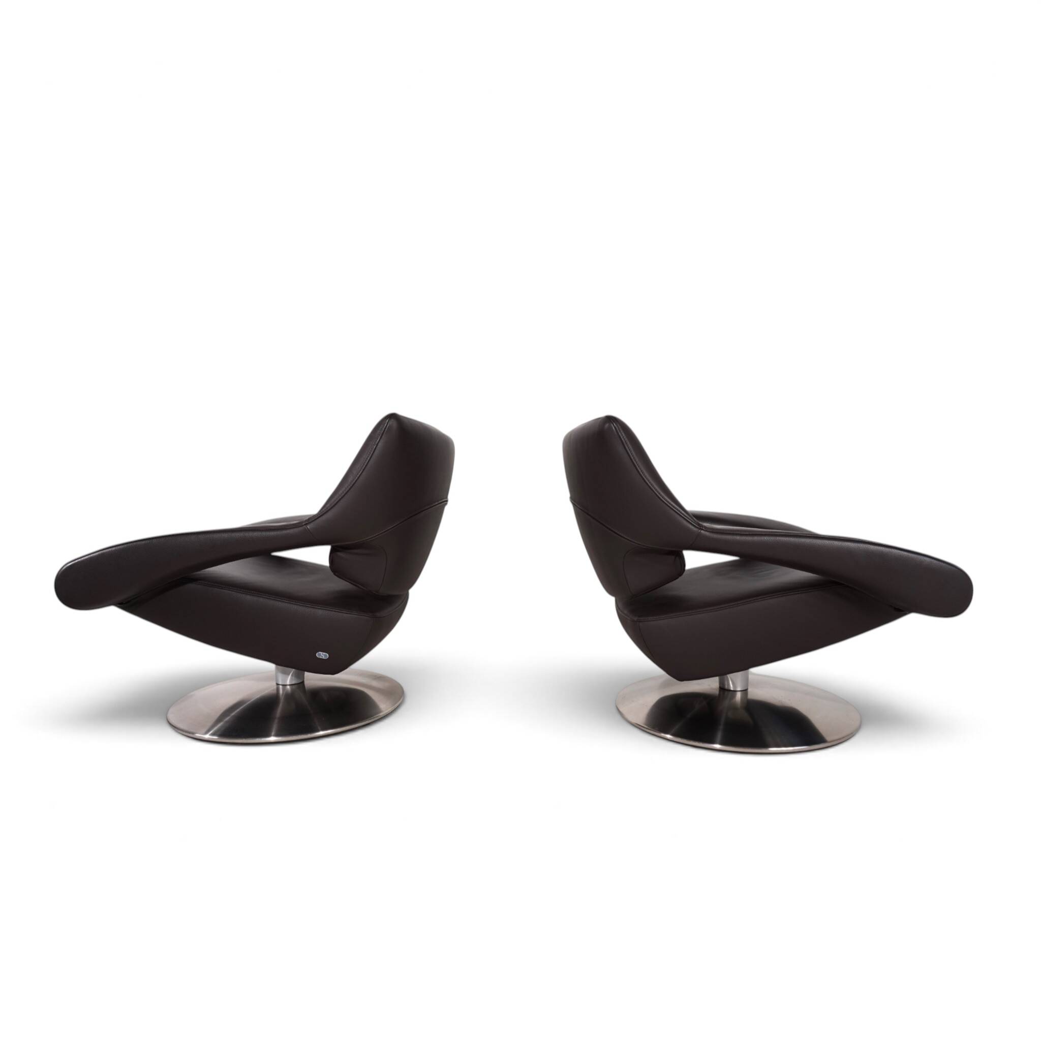 De Sede DS-255 Avantgarde Lounge Chair in Dark Brown Leather, 2000