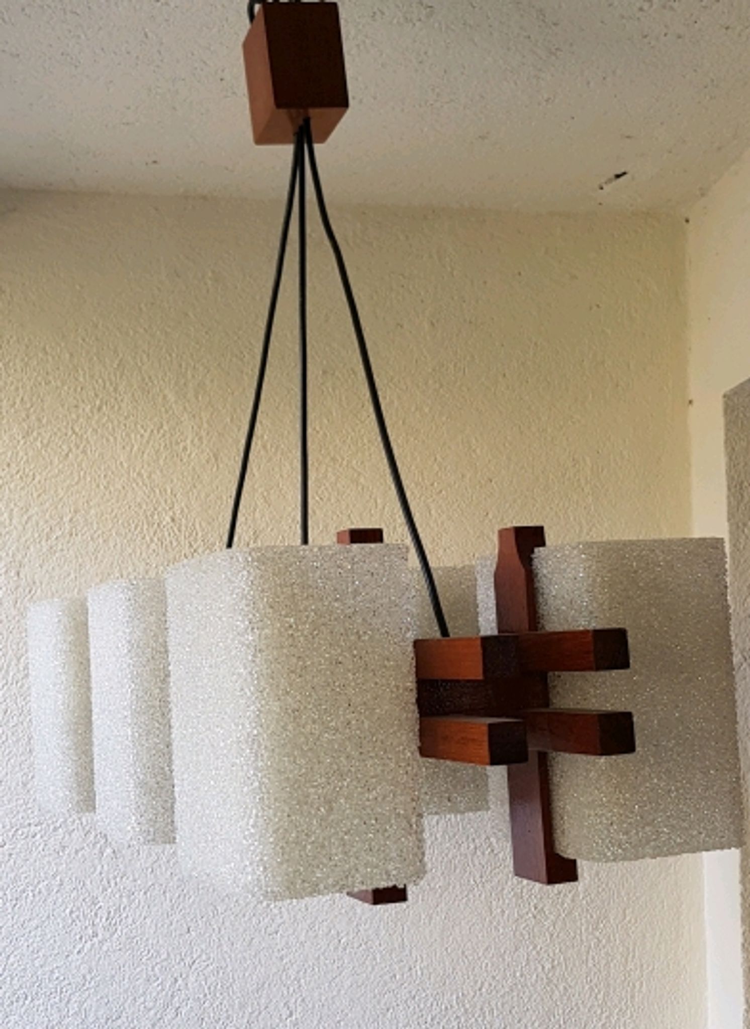 Hanging lamp teak 60