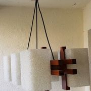 Hanging lamp teak 60